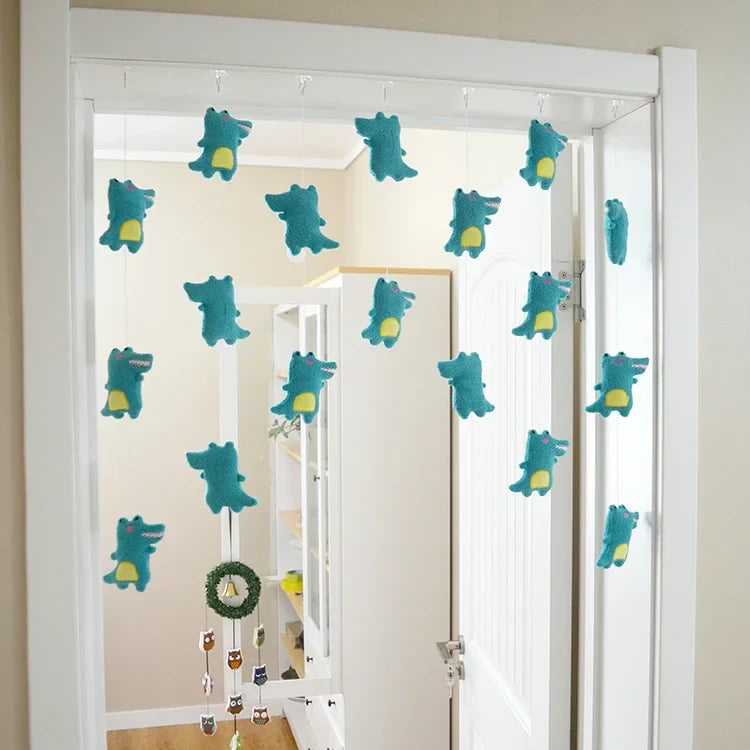 New Sanrio Kawaii Hello Kitty Kuromi My Melody Door Curtain Cute Bathroom Decoration Bedroom Curtain Accessories