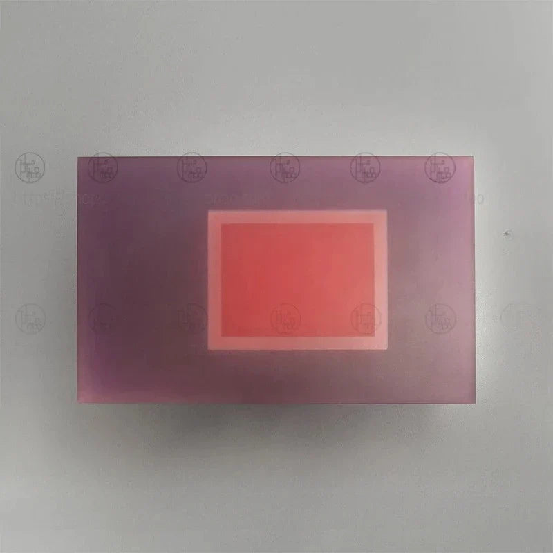 Luxury Creative Pink Rectangular Acrylic Coffee Table Modern Living Room Sofa Matte Corner Table