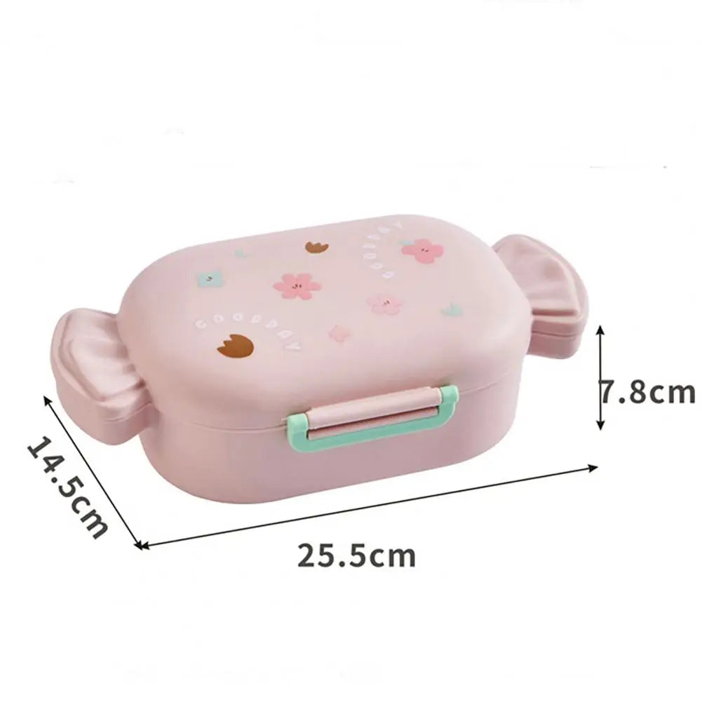 Bento Lunch Box for Kids Kawaii Cartoon Students Sandwich Snack Food Box Fruit Container Portable Picnic Fresh Box