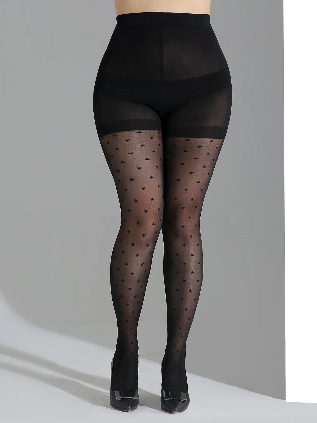 Plus Size Women Sexy summer Breathable High Quality Patterned Fashion Versatile  Elastic New Long Socks