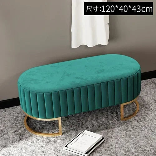 Ottomans Minimalist Shoe Portable Stools Cafe Viila Vanity Stool Home Furniture Portable Stool