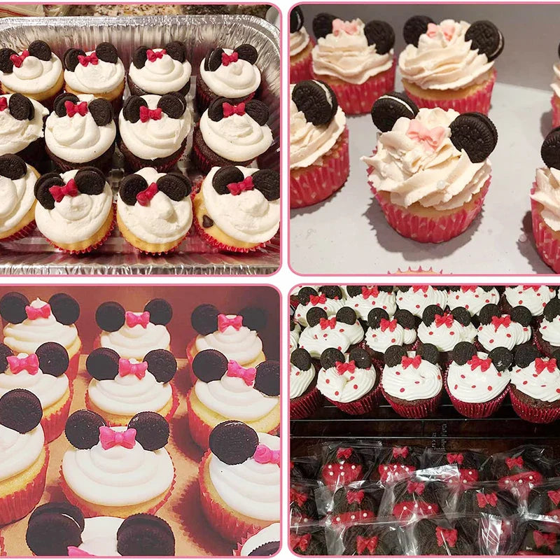 Mini Bows Silicone Fondant Molds Bowknot Candy Chocolate Cake Pop Topper Decorating Tools Kitchen