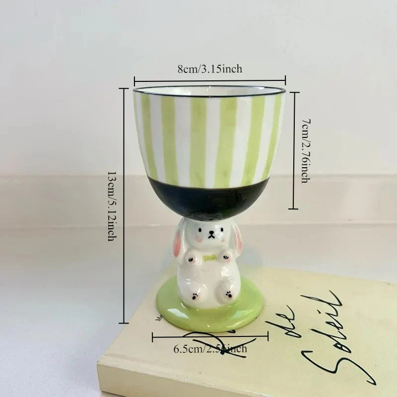 Ceramic Cup 3D Fun Cute Afternoon Tea Ice Cream Dessert Plate