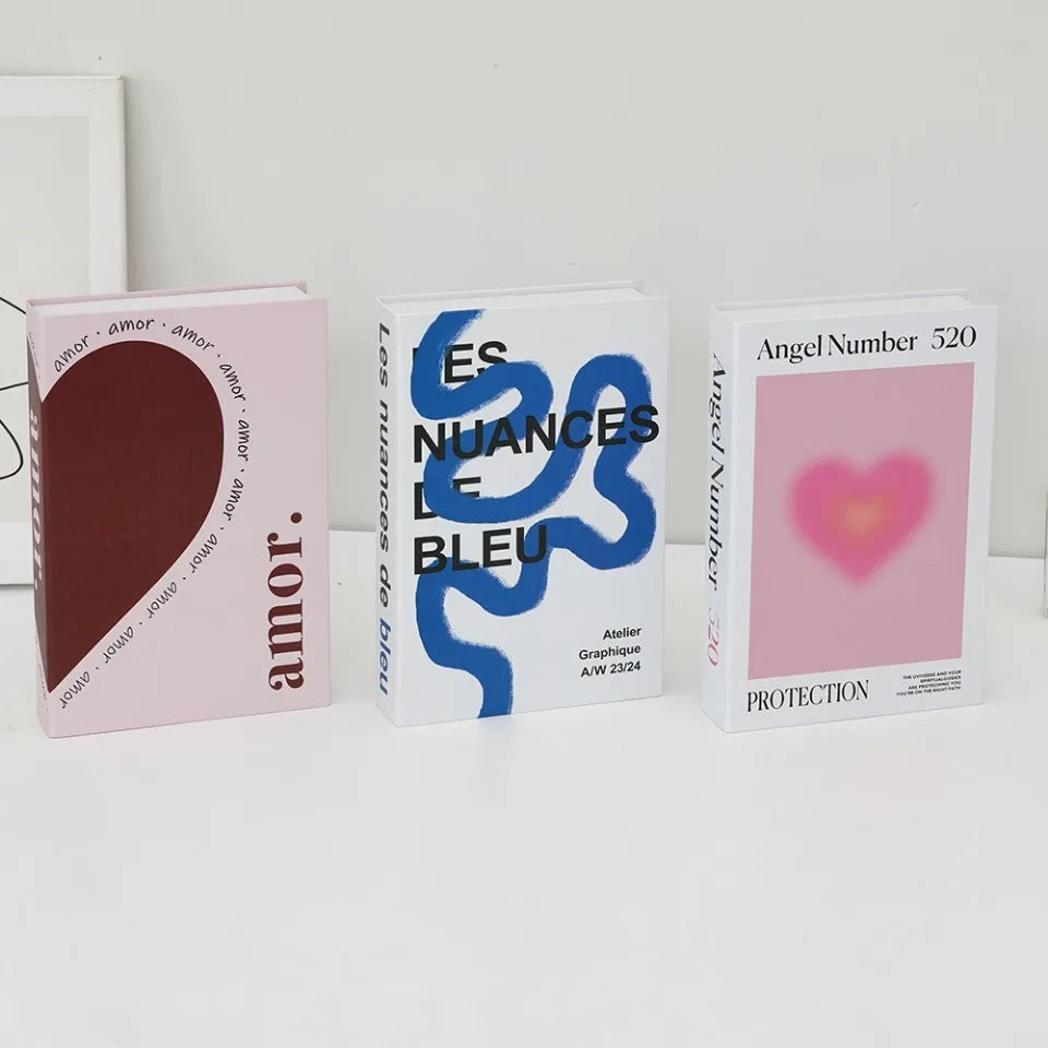 Fashion Series Fake Book Decoration Coffee Table Decoration Living Room Fashion Prop Books Home Decoration Model Room Home Decor