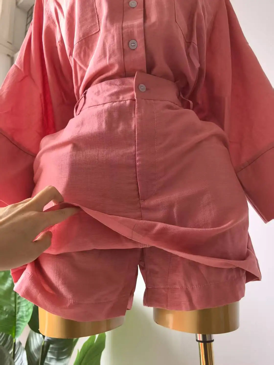 Fashion Women's Set Full Sleeve Turn-down Collar T-shirt and Skirts Shorts Chic Two 2 Piece Sets Outfit