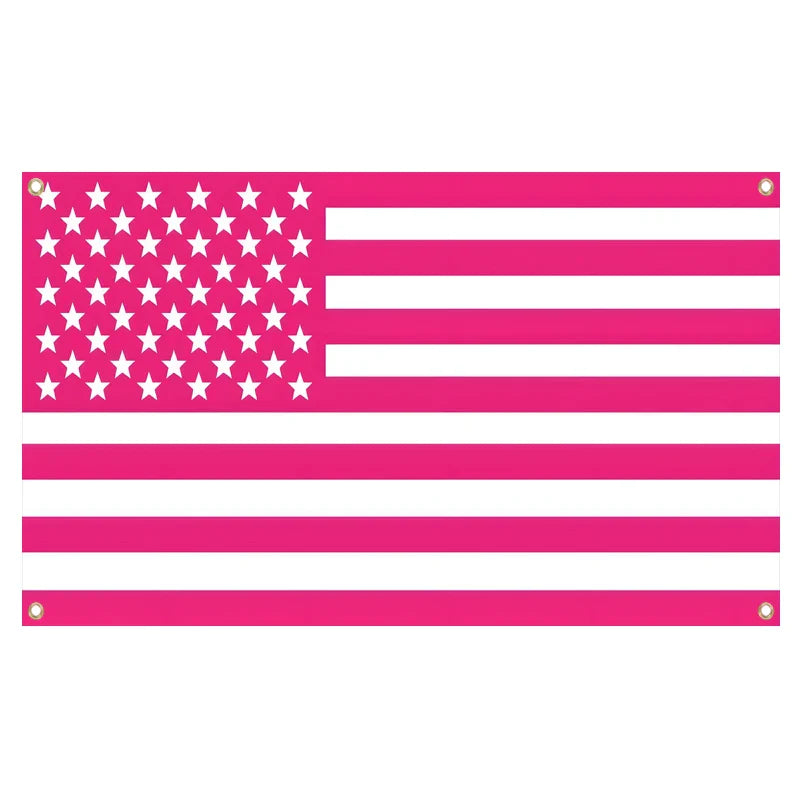 Summer Pink American Flag Wall Tapestry Flag