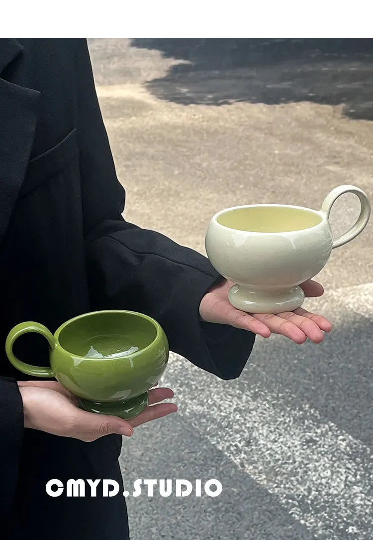 French Retro Ceramic Mug