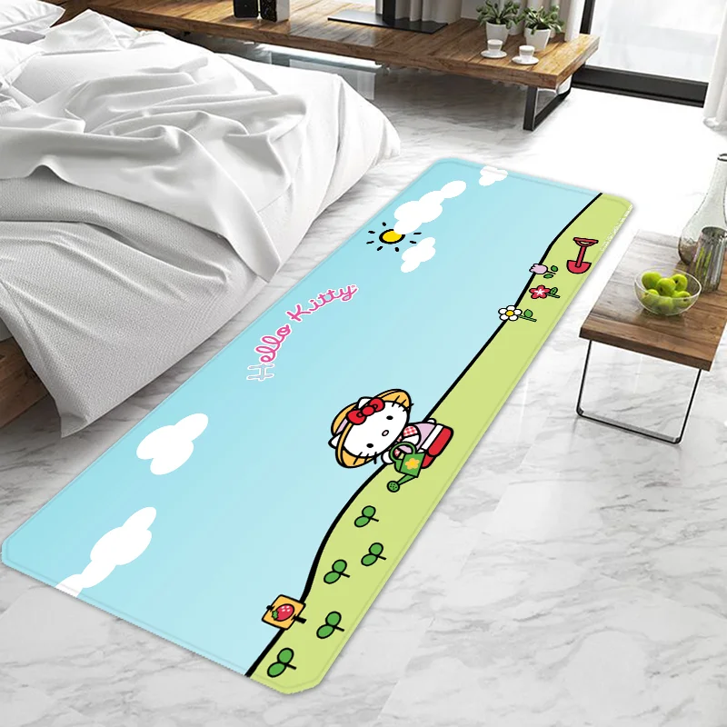 Cute Hello Kittys Door Mat Entrance Doormat Non-slip Washable Kitchen Carpet Living Room Hallway Rugs Door Mats Bathroom Bath