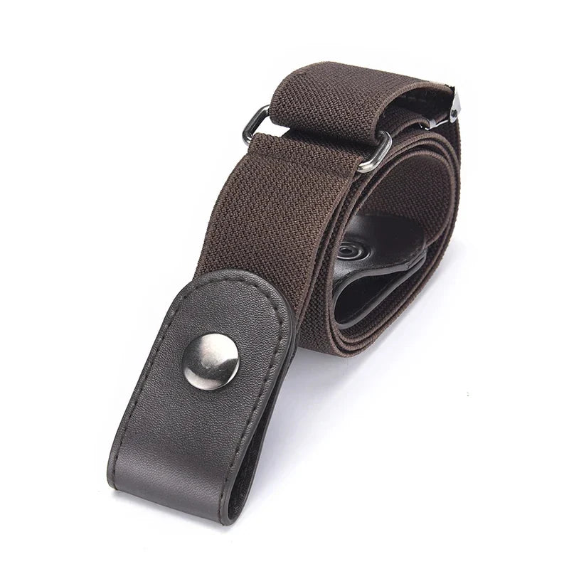 Women 1pc Buckle-Free Belt For Jean Pants, Dresses, No Buckle Stretch Elastic Waist Belt, No Bulge, No Hassle Waist Belt