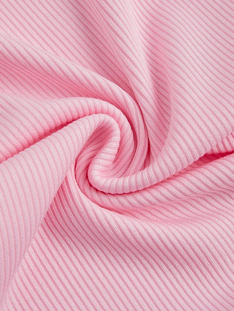 Plus Size Contrasting Lace Ruffle Hem Tube Dress Y2K Clubwear Fake Day Dresses Women's Mini Short Women's Sets