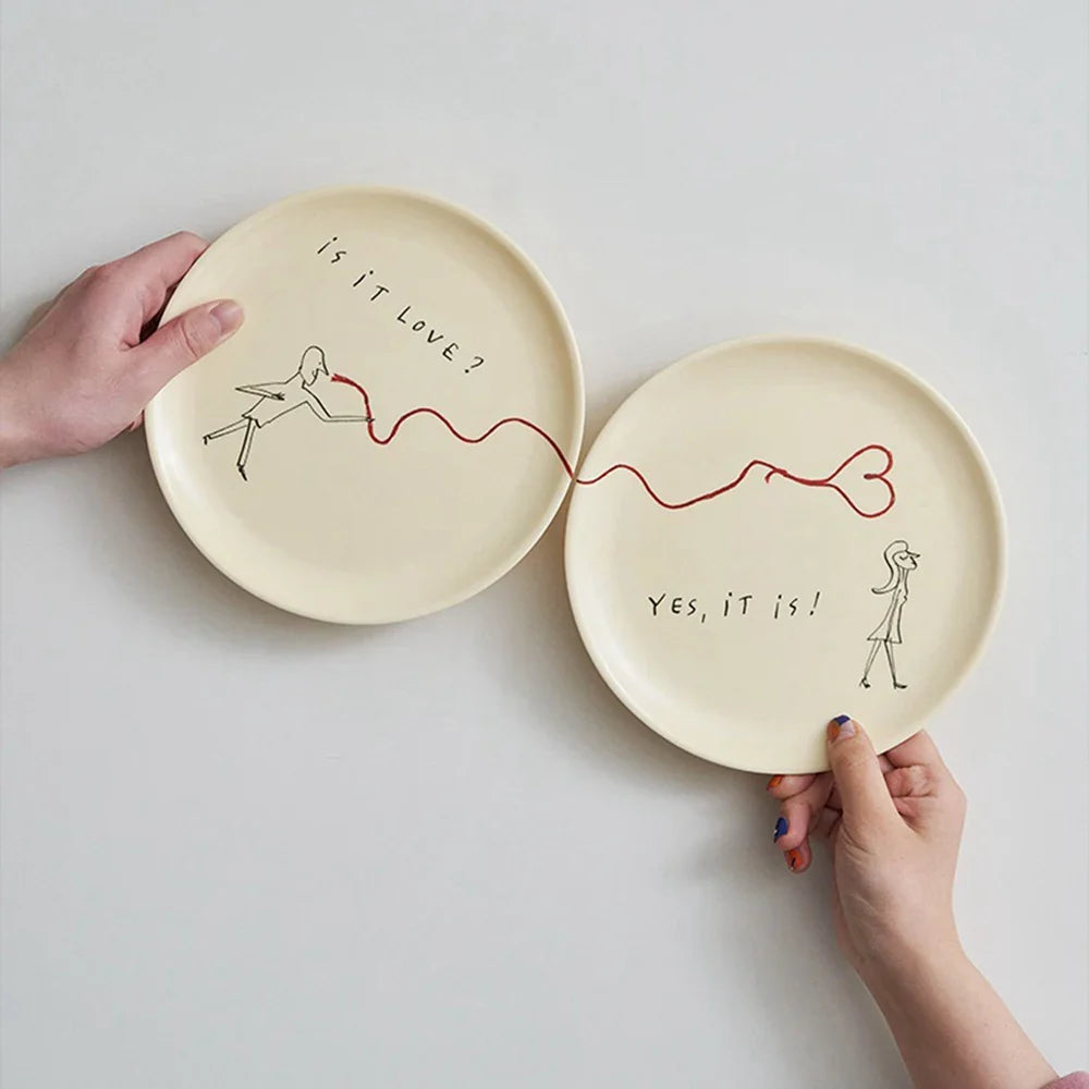 Lightweight Dinner Plate Dinnerware Multi-pattern Dish Tray