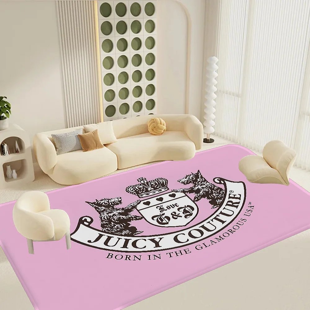 Fashion Juicy Cool Couture Floor Mat Style Soft Bedroom Floor House Laundry Room Mat Anti-skid Bedside Area Rugs