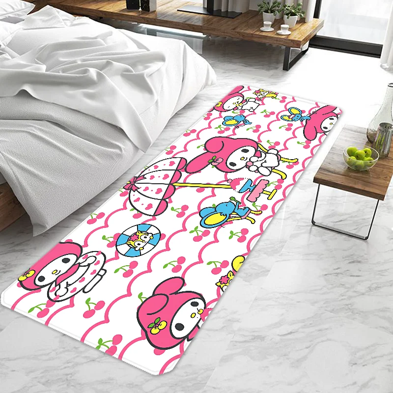 Kawaii My Melody Door Mat Entrance Doormat Non-slip Washable Kitchen Carpet Living Room Hallway Rugs Door Mats Bathroom Bath