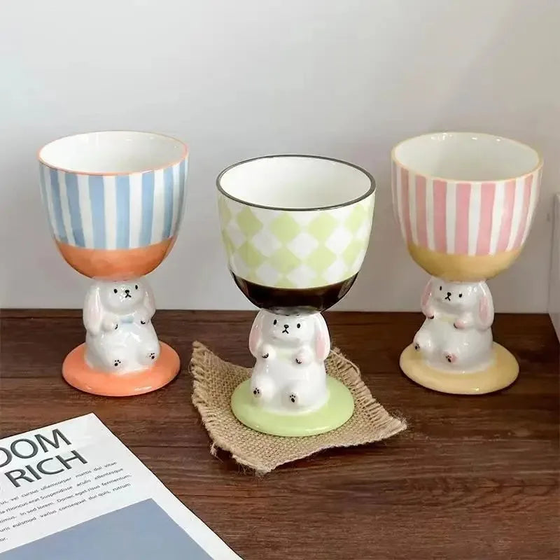 Ceramic Cup 3D Fun Cute Afternoon Tea Ice Cream Dessert Plate