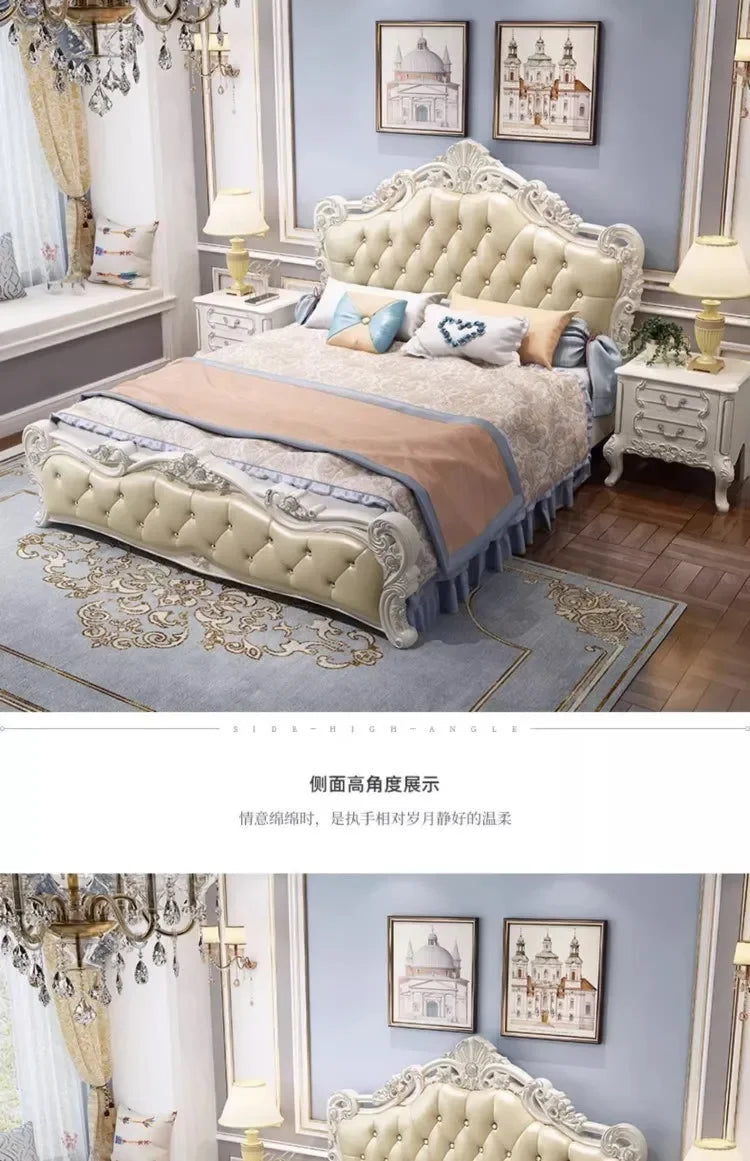 Luxury Frame Double Bed Furniture Sets