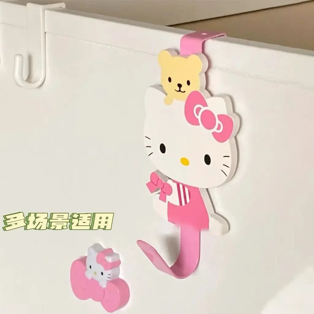 Hello Kitty Kawaii Storage Hook Organizer Rack