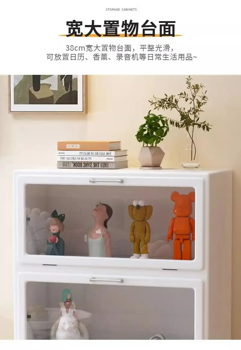 Barbie Pink Hand Office Storage Closet Living Room Storage Cupboard Modern Display Side Cupboard