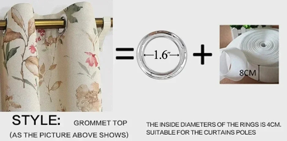 Pink White Polka Dot Curtain Style Round Dot Curtain Living Room Bedroom