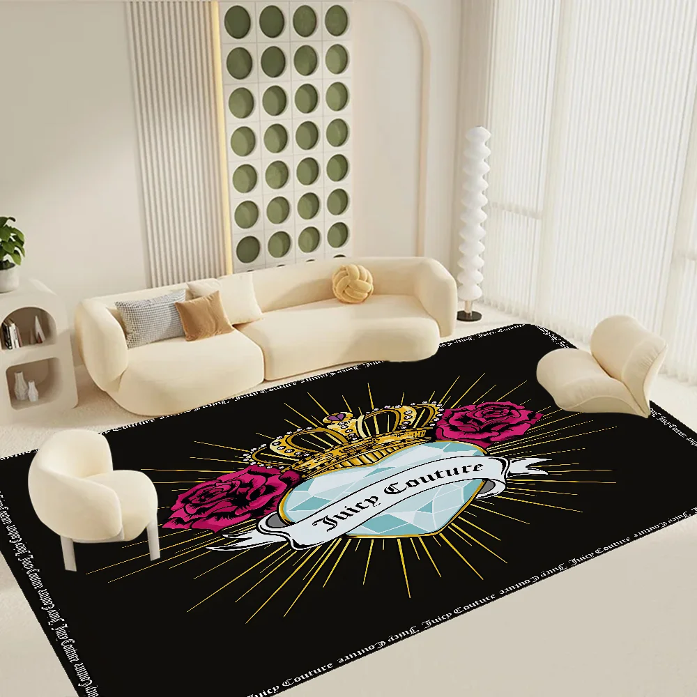 Fashion Juicy Cool Couture Floor Mat Style Soft Bedroom Floor House Laundry Room Mat Anti-skid Bedside Area Rugs