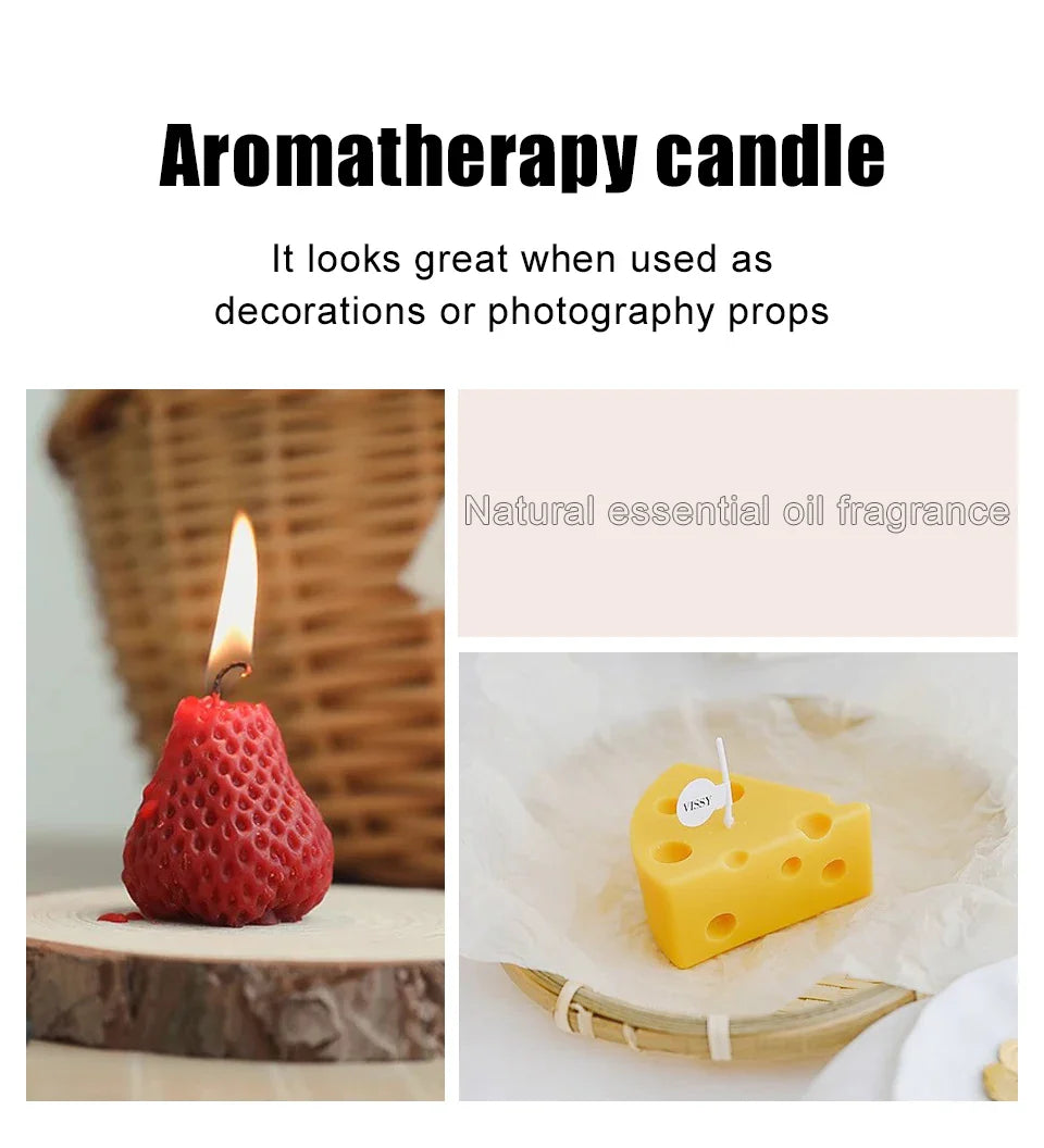 Smokeless Aesthetic Candle Scented Candles Decoration