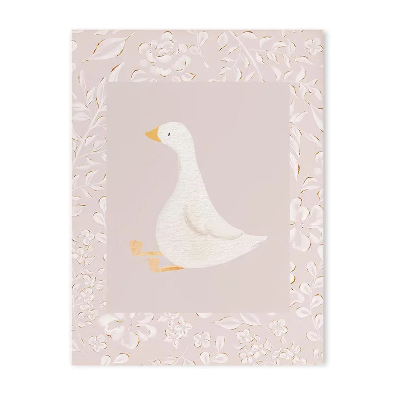 Pink Boho Bow Canvas Painting Christian Bible Scripture Art Poster Gallery Wall