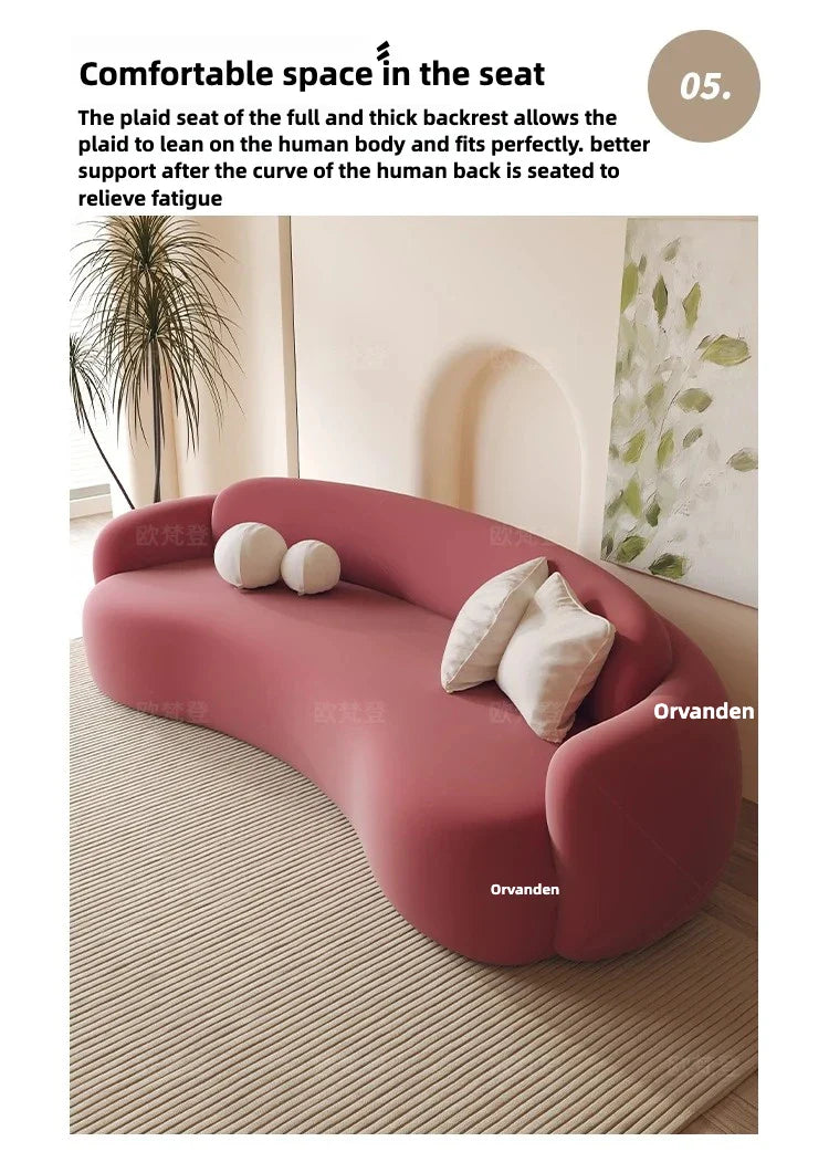 European Italiano Velvet Living Room Sofa Pink Floor Light Luxury 3 Seat Couch Christmas Organizer Sofa Inflavel Home Decoration