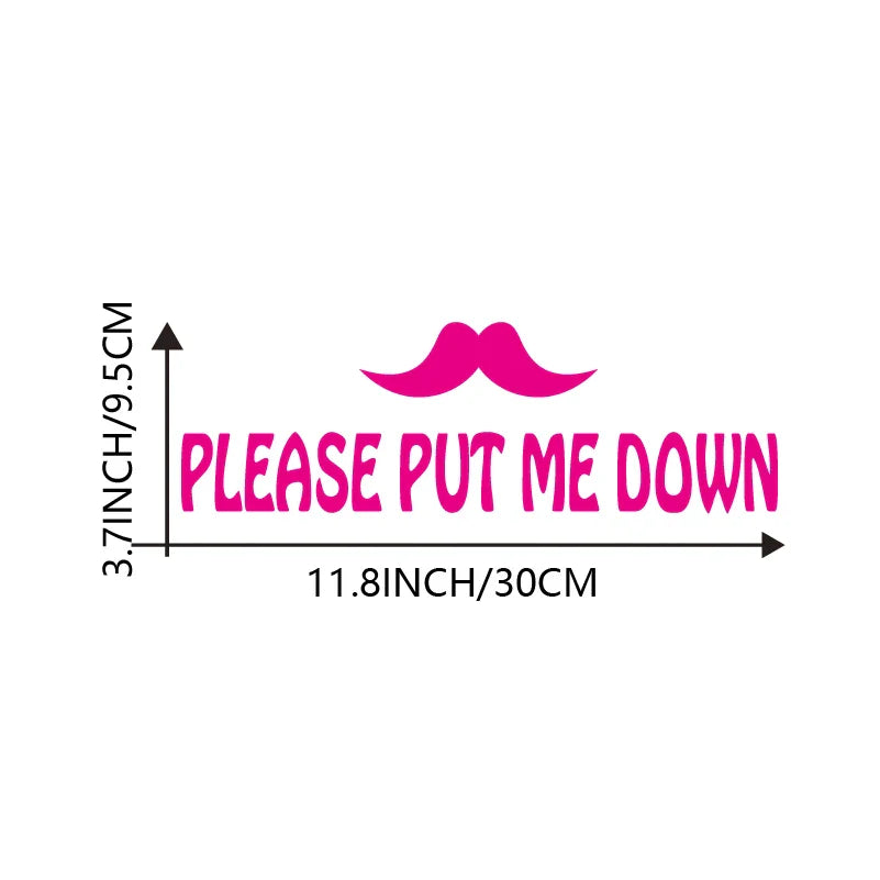 Toilet Seat Sign Vinyl Sticker Funny Decal Bathroom Decor