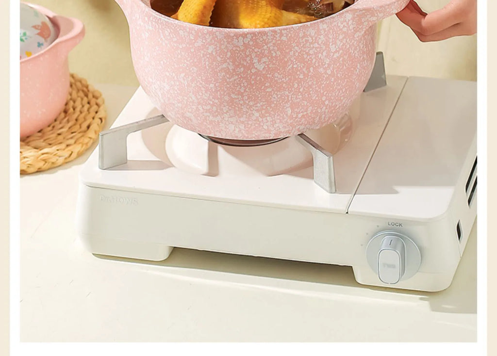 Ceramic Casserole Korean Cartoon Ceramics Soup Pot Cute Pink Saucepan Cookware Utensils Clay Pan Home Kitchen Cooking Supplies