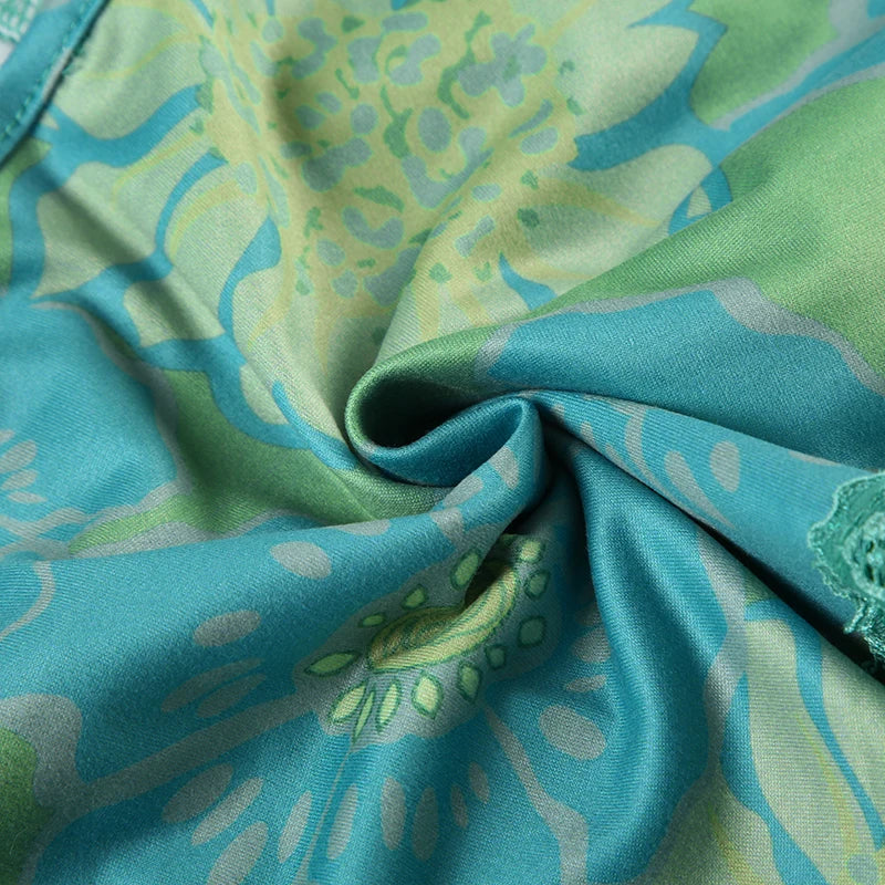 Fashion Chic Print Lace Trim Cams Bustier Women Skinny Retro Hottie Camisole Style