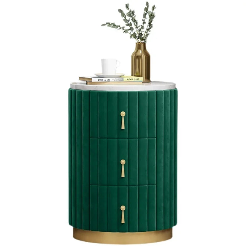 Mobile Side Bed Pink Nightstands Small Modern Modern Luxury Nightstands Space Saving Storage Furniture