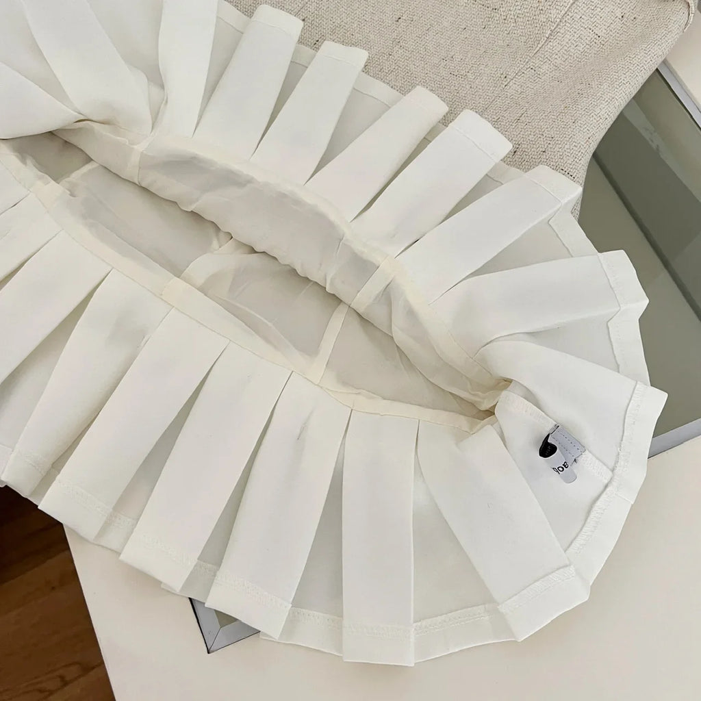 Halter Neck Dress Mini Frock Evening Shoujo One-Piece Gown