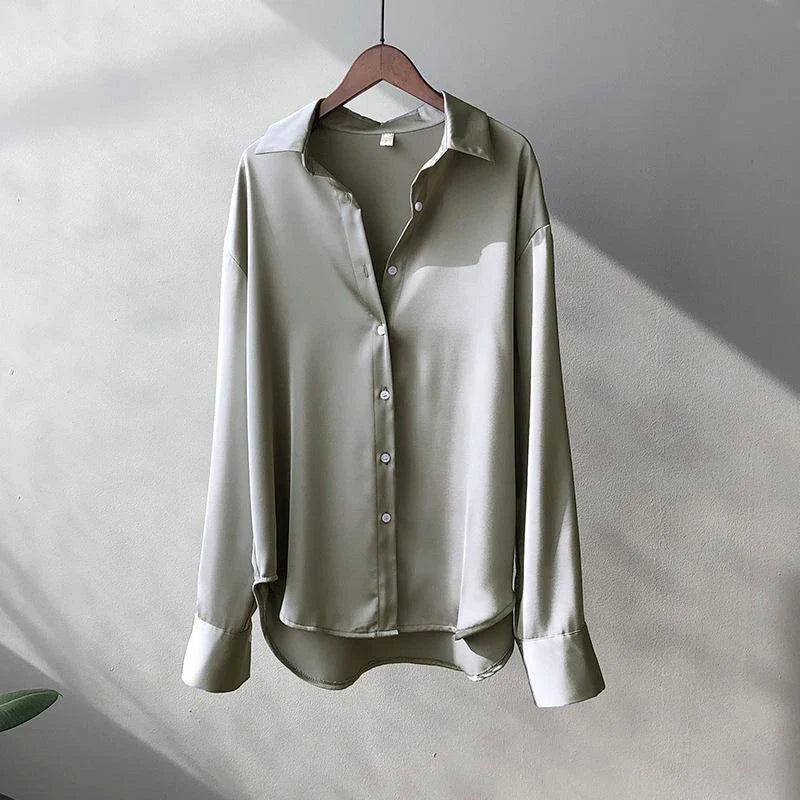 Spring Shirt And Elegance Blouses New Sweater Cardigans Woman Top Knitted Korean Long Sleeve Lapel Button