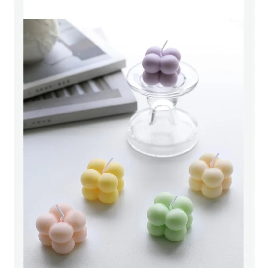 Mini Magic Cube Aromatherapy Candle For Home Decor Creative 1pc