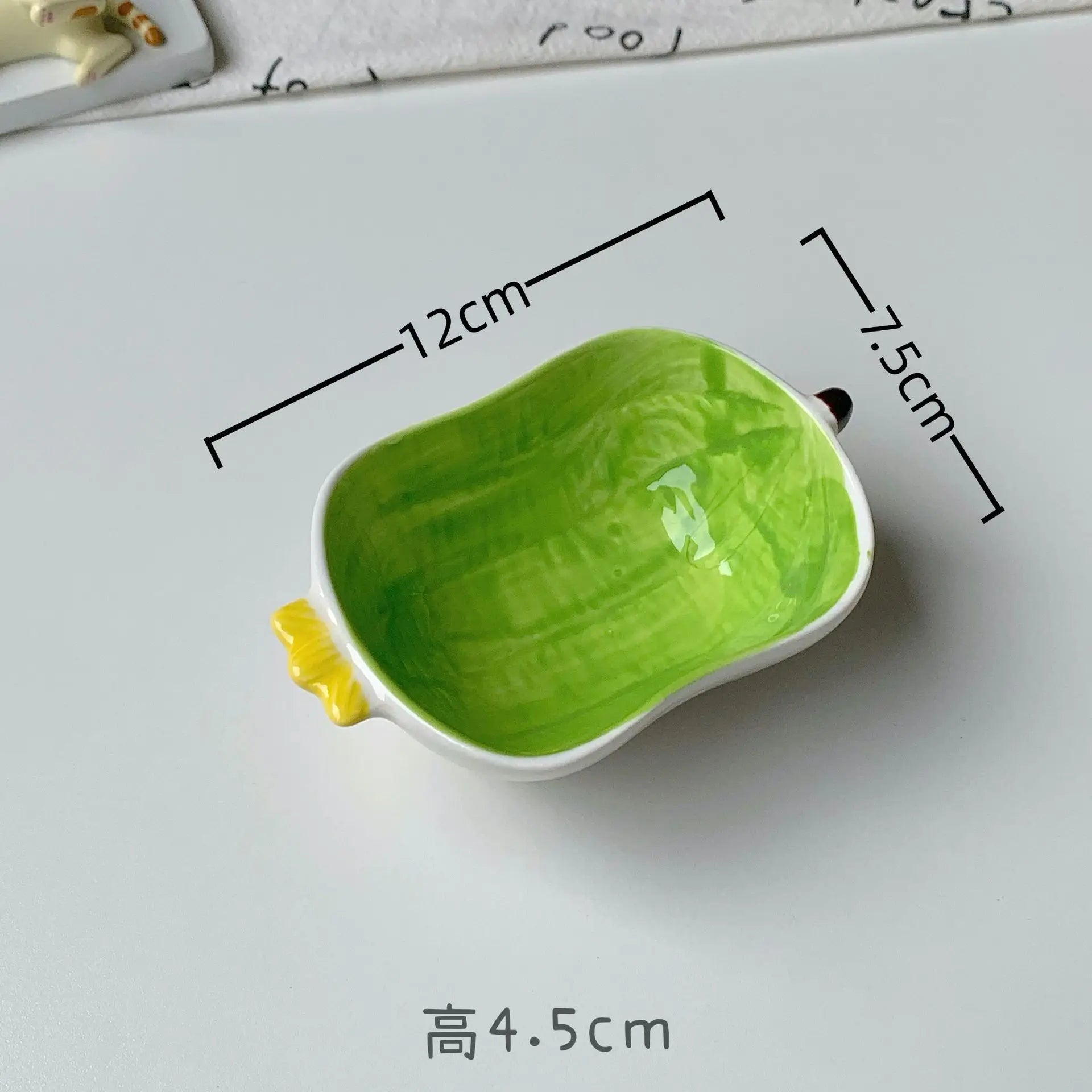 Cute Fruit Plate Household Underglaze Small Condiment Dish Ceramic Plate