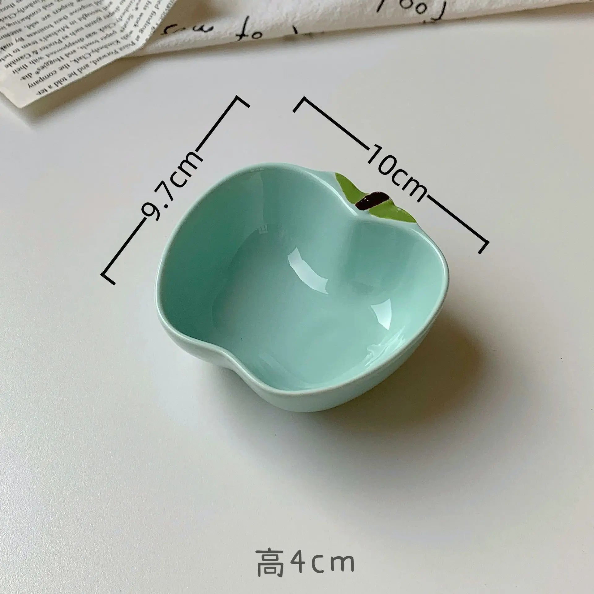 Cute Fruit Plate Household Underglaze Small Condiment Dish Ceramic Plate