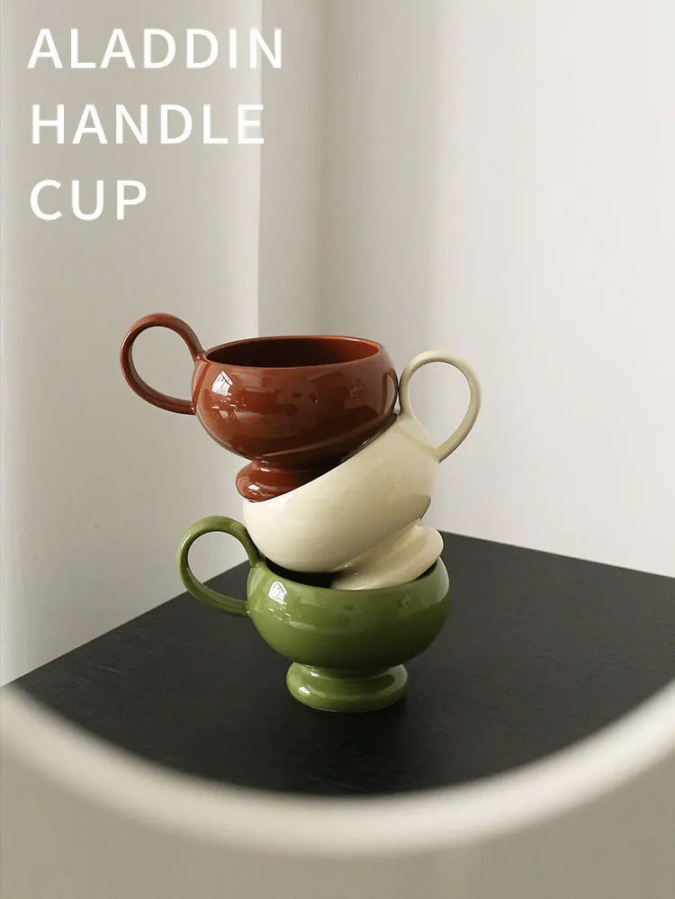 French Retro Ceramic Mug