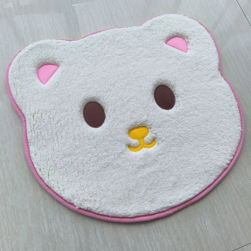 Cartoon Floor Mat Cat Floor Mat Bathroom Absorbent And Non Slip Small Mat Children'S Floor Mat Carpet Beautiful Home Decor