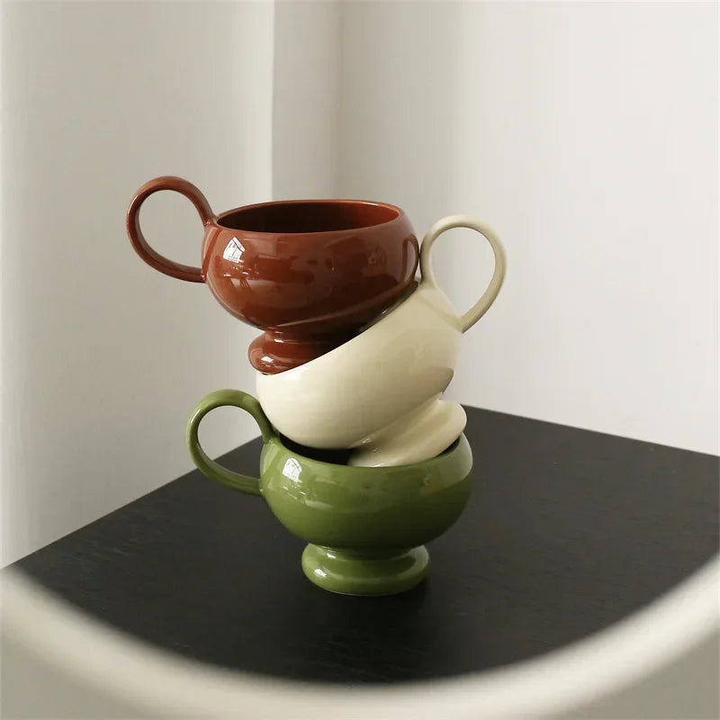 French Retro Ceramic Mug