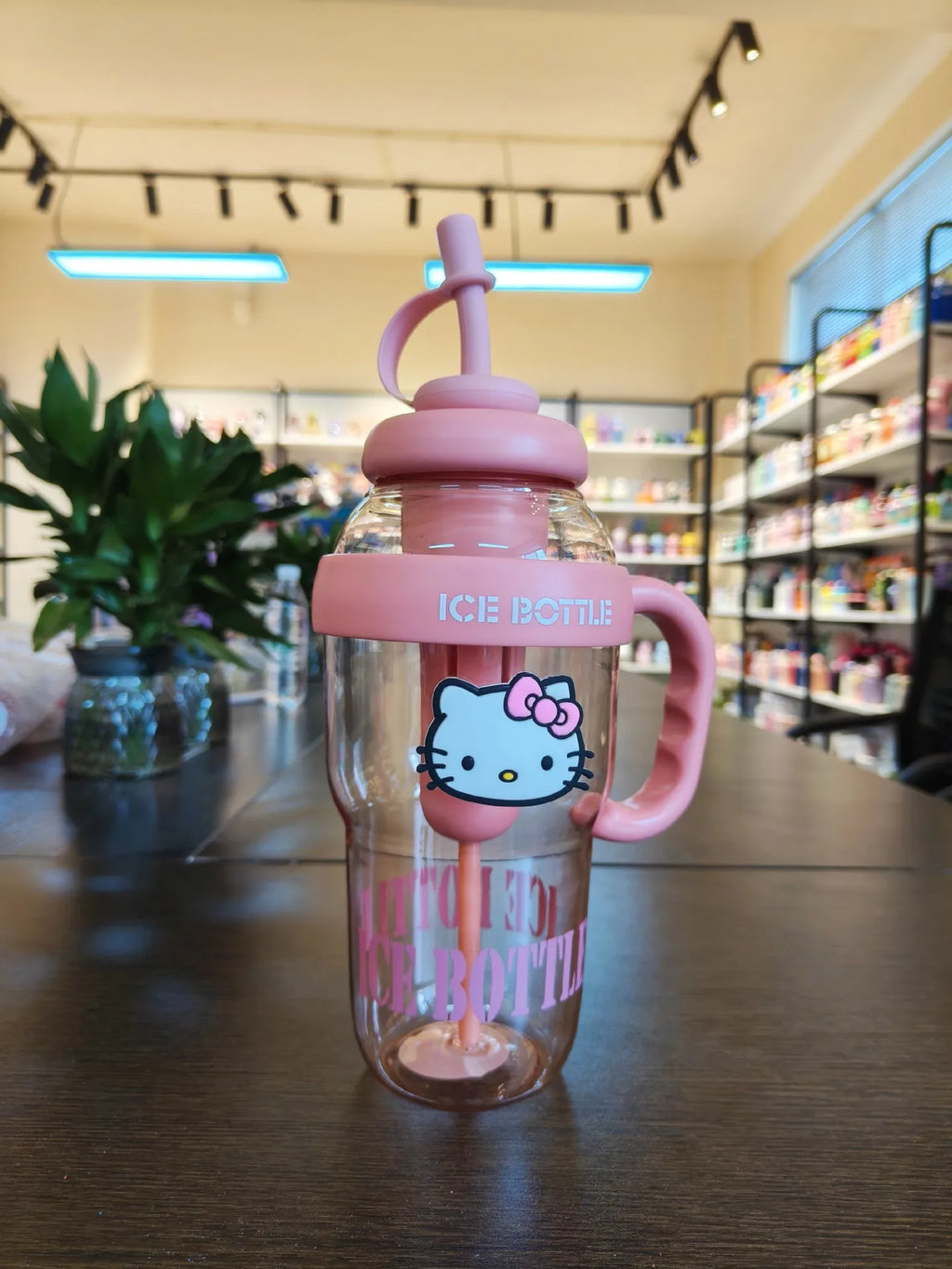 Sanrio Water Cup Hello Kitty  Anime Straw Cup Cartoon Cute Large Capacity Outdoor Activities Portable Tea Separation | 1300ML