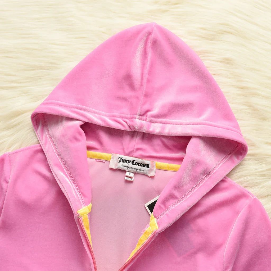 Velvet Velour Shorts Tracksuit Two Piece Sets Women Outfit Short Sleeve Top and Short Sets