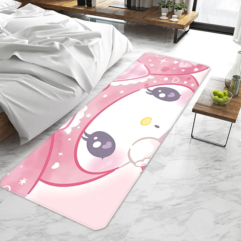 Kawaii My Melody Door Mat Entrance Doormat Non-slip Washable Kitchen Carpet Living Room Hallway Rugs Door Mats Bathroom Bath