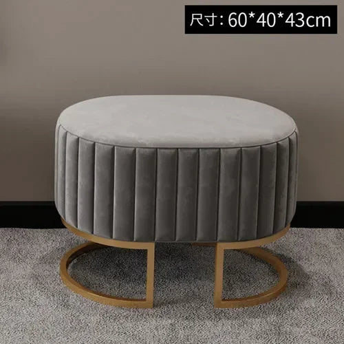 Ottomans Minimalist Shoe Portable Stools Cafe Viila Vanity Stool Home Furniture Portable Stool