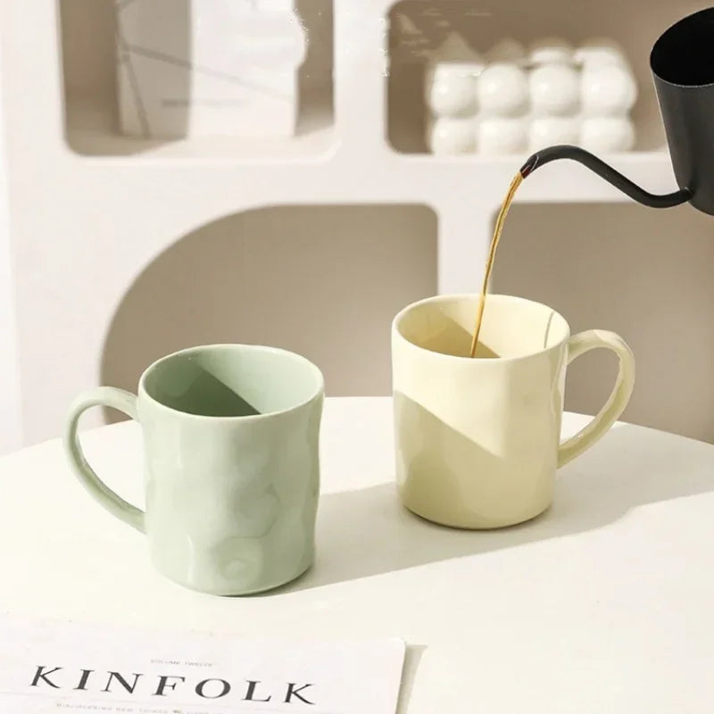 Simple Color Ceramic Mugs