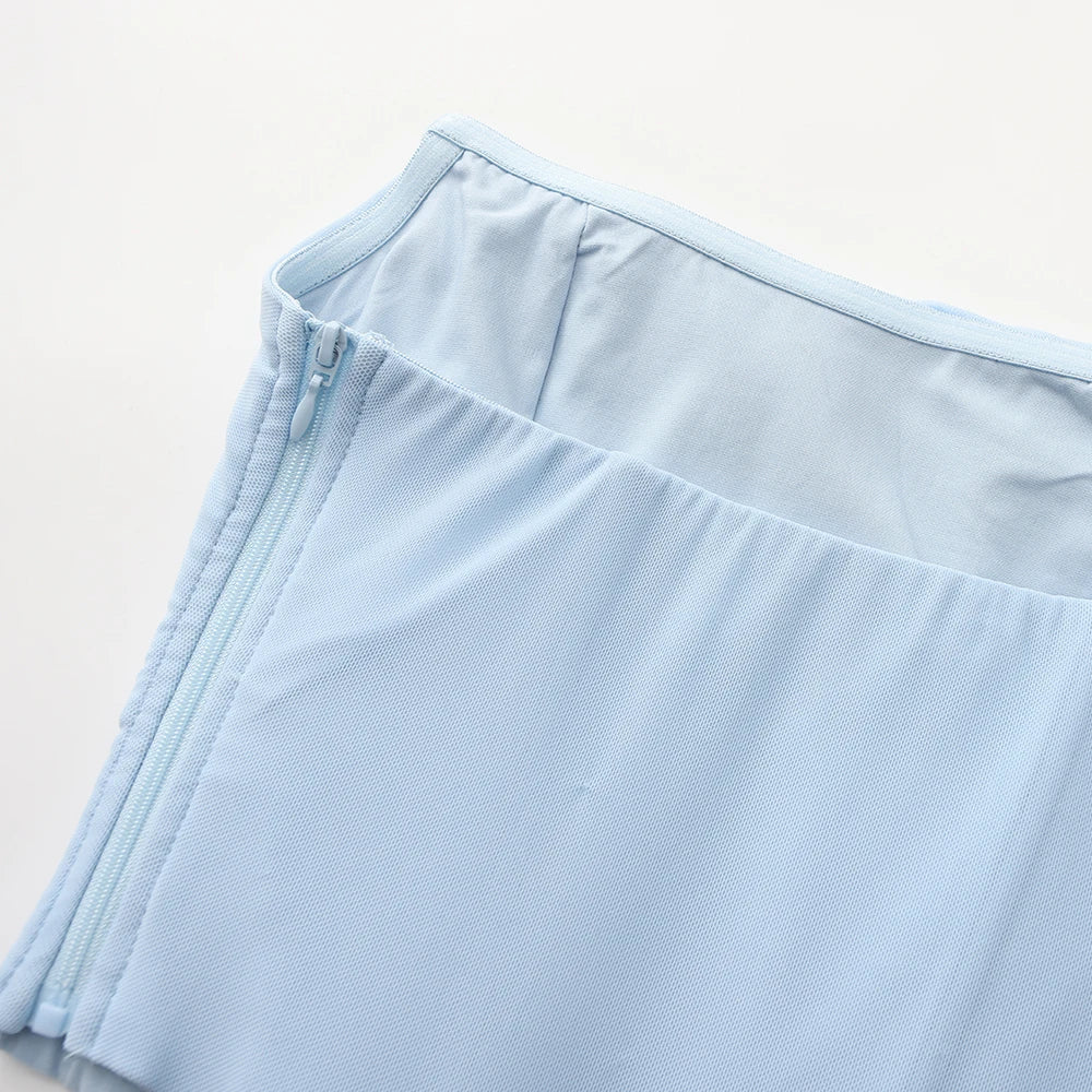 Elegant Women 2 Piece Dress Set Strapless Bodycon Crop Top and Maxi Skirt Set