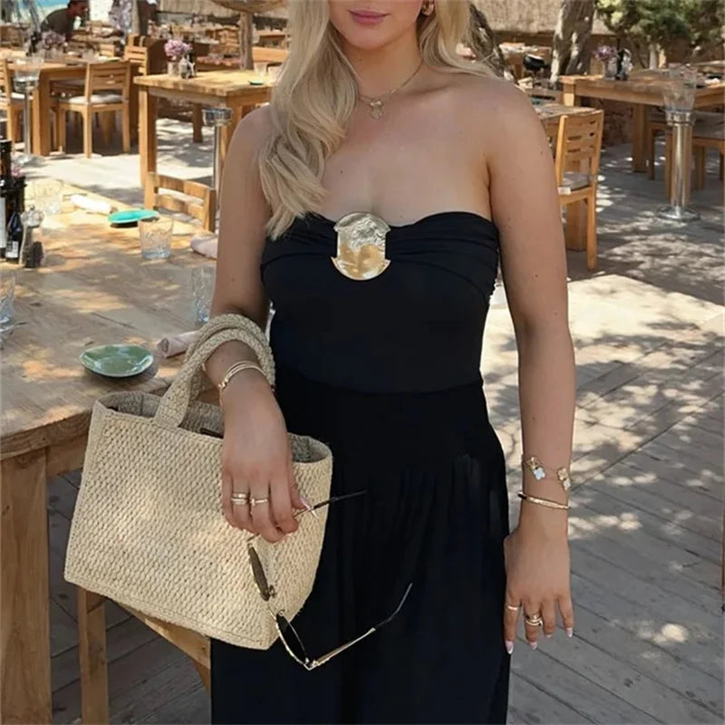 Extreme Women Off Shoulder Sexy Body Black Body One Pieces