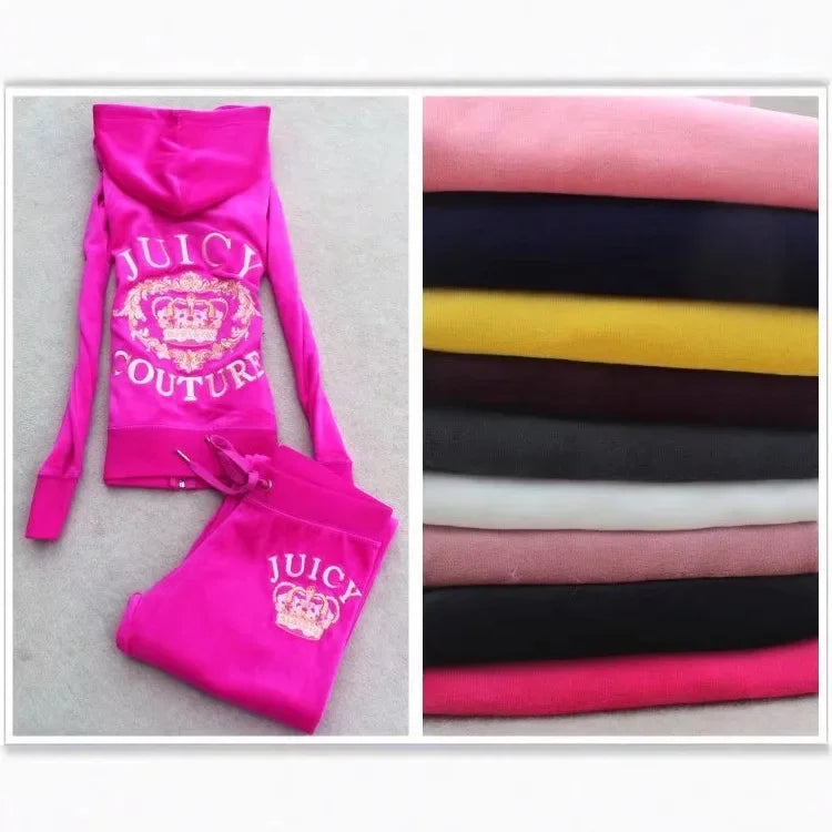 Slimming Casual Velvet Two-Piece Set Yoga Wear