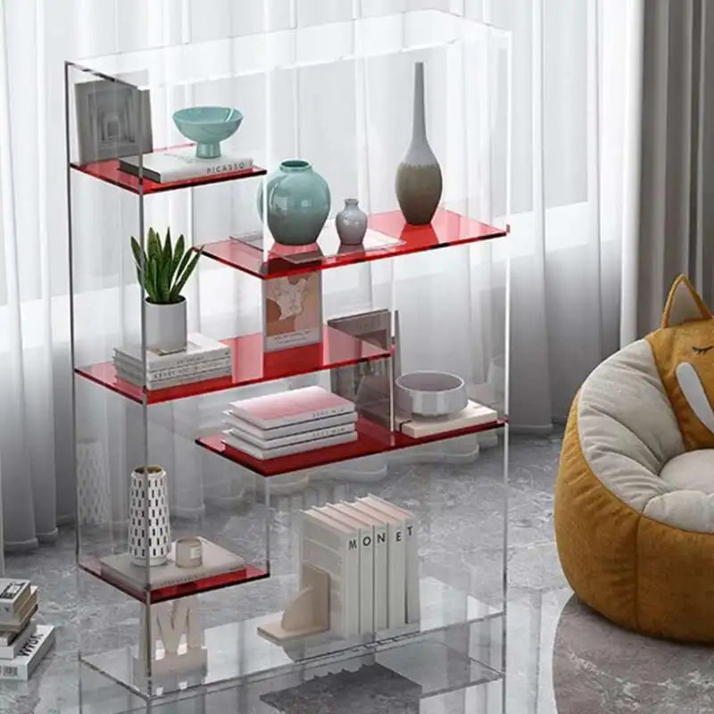 Multifunctional Bookcase Storage Shelves Modern Bookshelf Book Rack