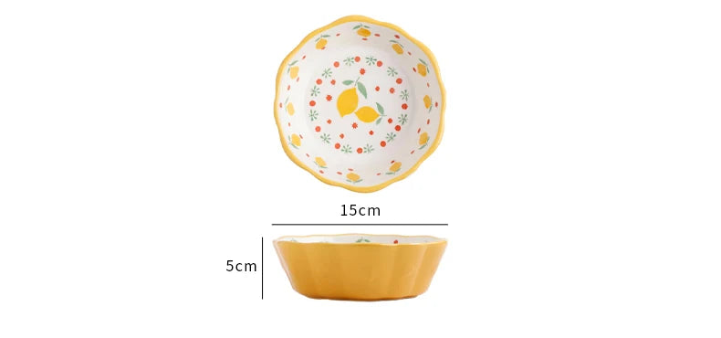 Cute Cartoon Fruit Tableware