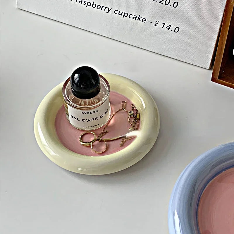 Chubby Breakfast Plate Cute Dish Plates Ceramic