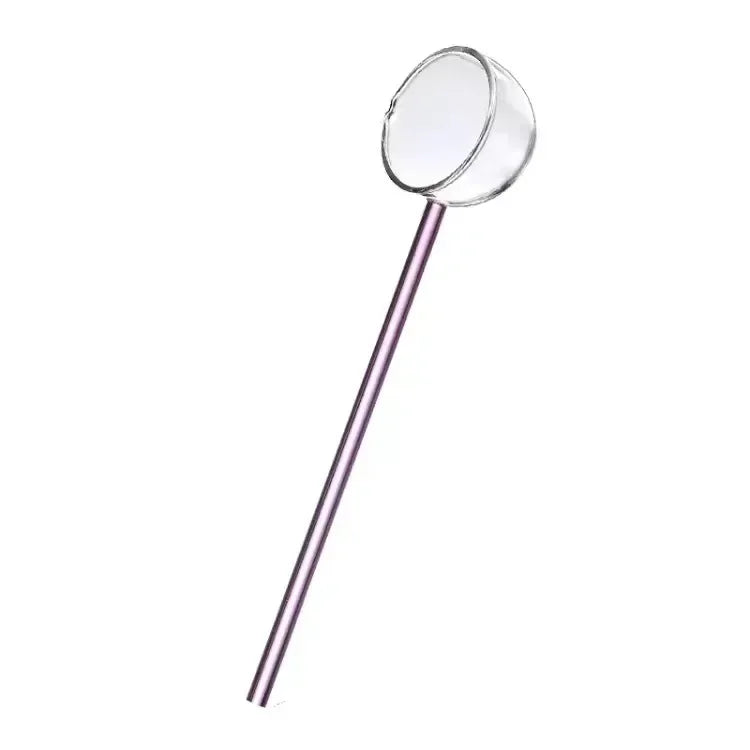 Pink Transparent Glass Pot for Cooking Heat-resistant Binaural Handle / Soup Bowl Kitchen Stock Pot